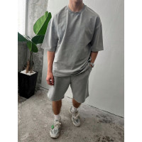 Oversize костюм з вивареної тканини