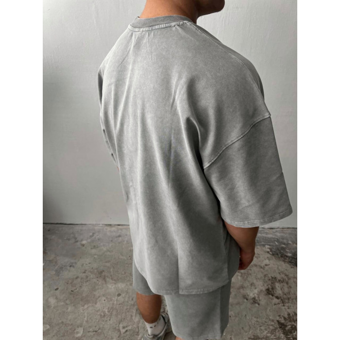 Oversize костюм з вивареної тканини