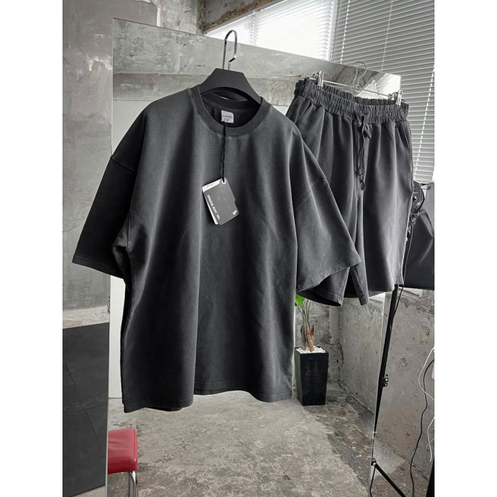 Oversize костюм з вивареної тканини