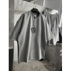 Oversize костюм з вивареної тканини