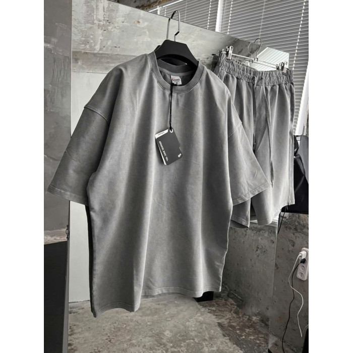 Oversize костюм з вивареної тканини