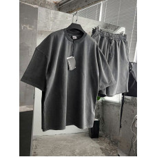Oversize костюм з вивареної тканини