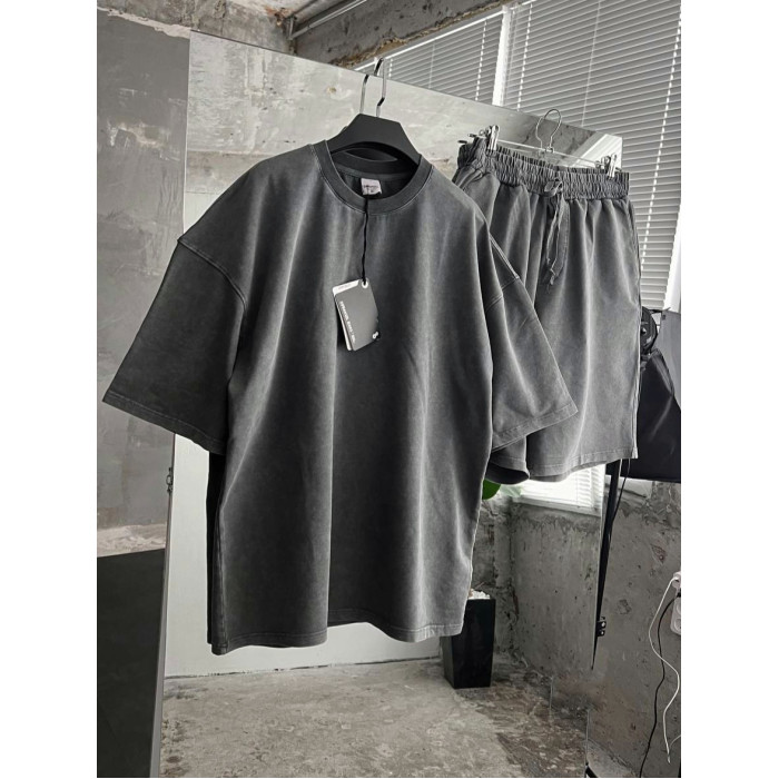 Oversize костюм з вивареної тканини