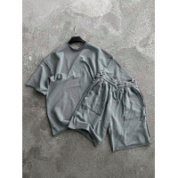 Oversize костюм з акцентними швами