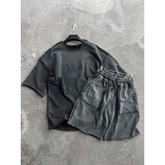 Oversize костюм з акцентними швами