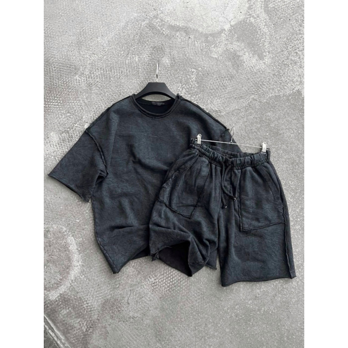 Oversize костюм з акцентними швами