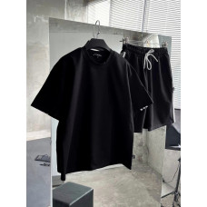Oversize костюм з акцентними смужками