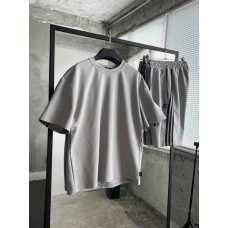 Oversize костюм з акцентними смужками