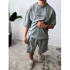 Oversize костюм з акцентними швами