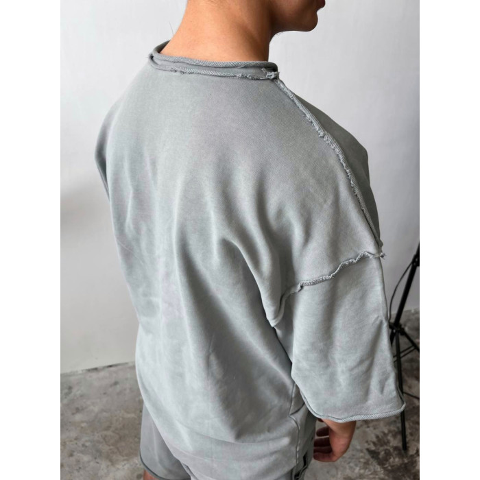 Oversize костюм з акцентними швами
