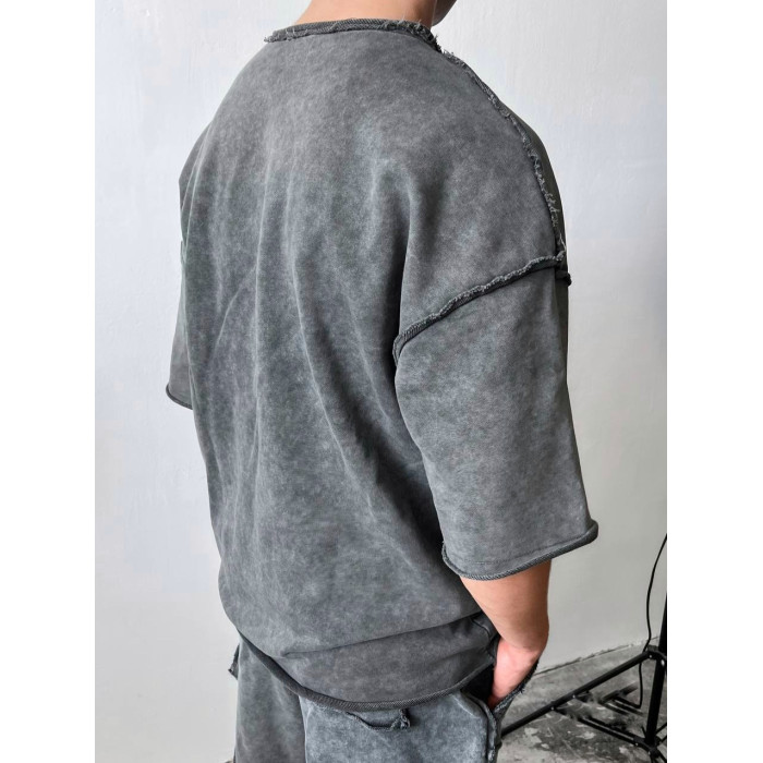Oversize костюм з акцентними швами