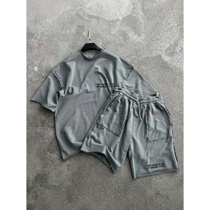 Oversize костюм з акцентними швами