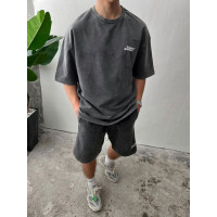 Літній oversize костюм з надписом