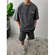 Літній oversize костюм з надписом
