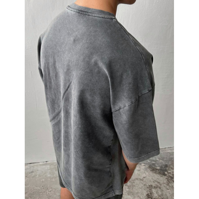 Літній oversize костюм з надписом