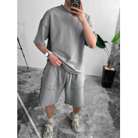 Oversize костюм з акцентними швами