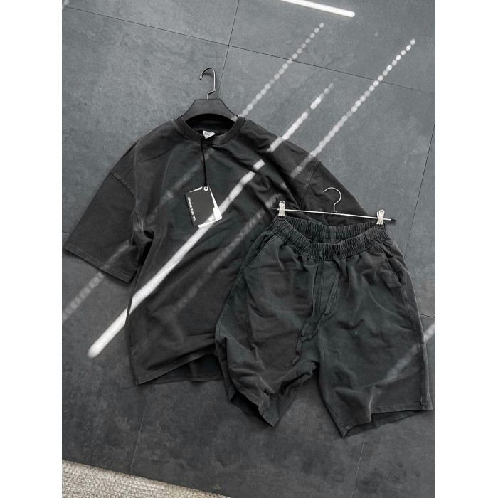 Oversize костюм з вивареної тканини