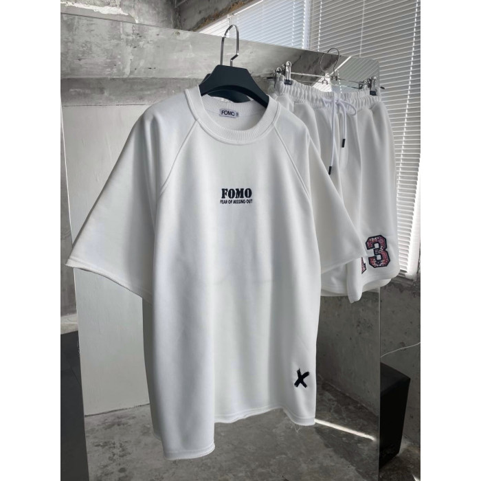 Oversize костюм з принтом