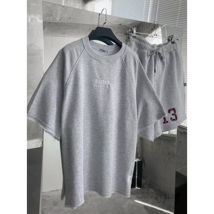 Oversize костюм з принтом