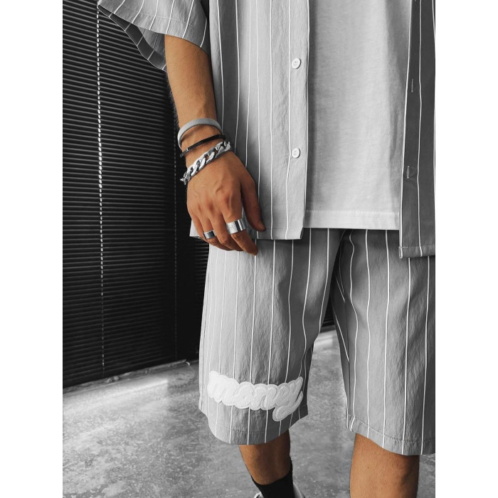 Літній oversize костюм зі смужками