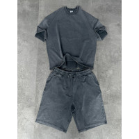 Oversize костюм з вивареної тканини