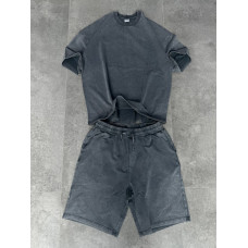 Oversize костюм з вивареної тканини