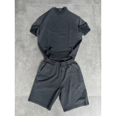 Oversize костюм з вивареної тканини