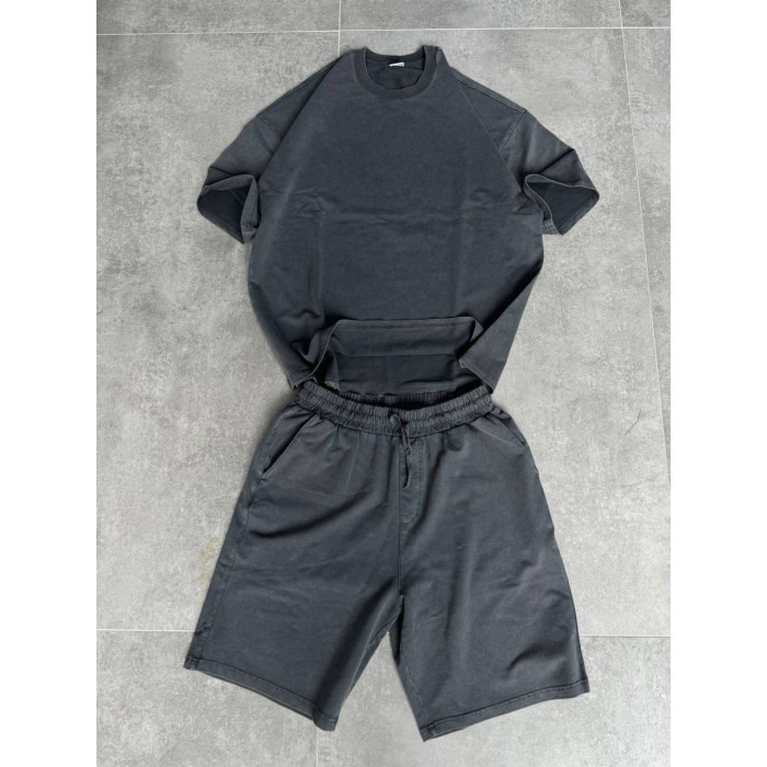 Oversize костюм з вивареної тканини
