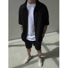 Oversize костюм з фактурної тканини