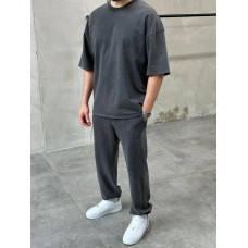 Oversize костюм з вивареної тканини