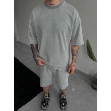 Oversize костюм з вивареної тканини