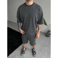 Oversize костюм з вивареної тканини