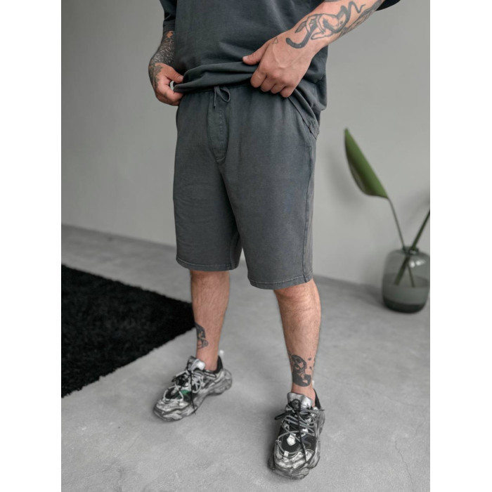 Oversize костюм з вивареної тканини