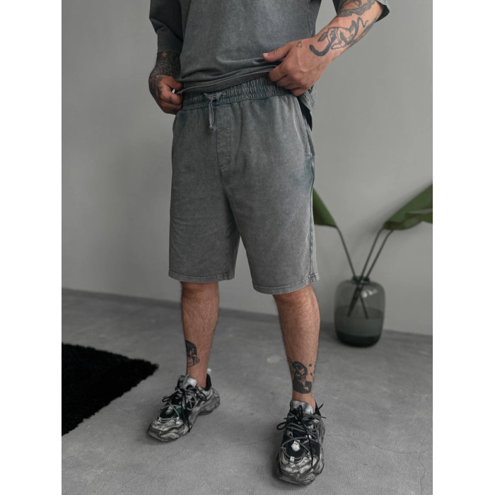 Oversize костюм з вивареної тканини
