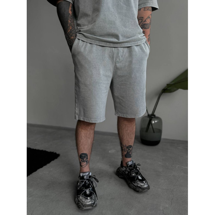 Oversize костюм з вивареної тканини
