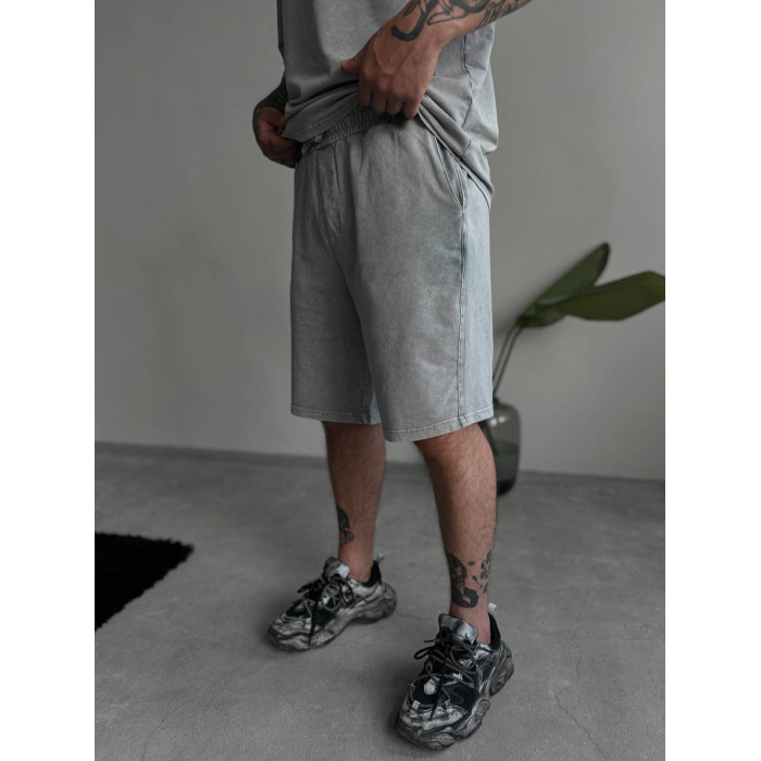 Oversize костюм з вивареної тканини