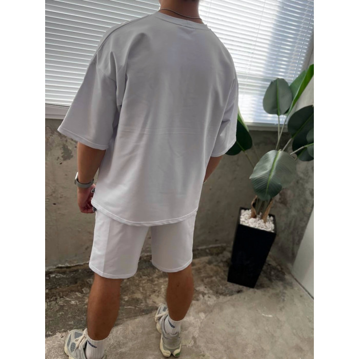 Oversize костюм з принтом