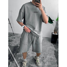 Oversize костюм з акцентними швами