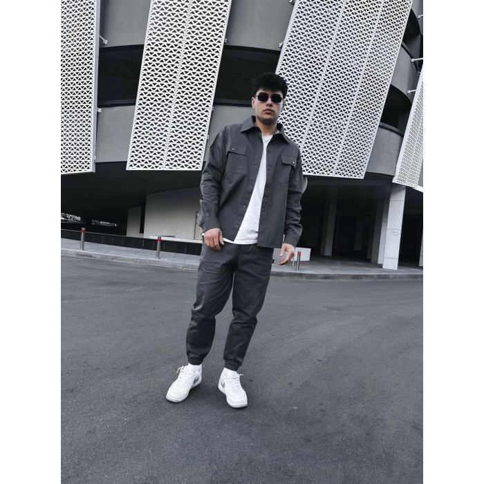 Oversize костюм з цупкого котону