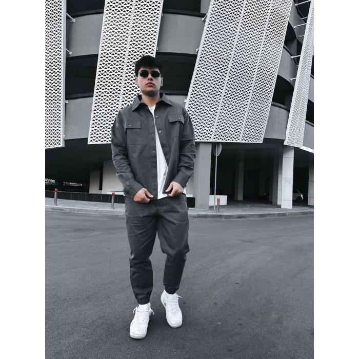 Oversize костюм з цупкого котону