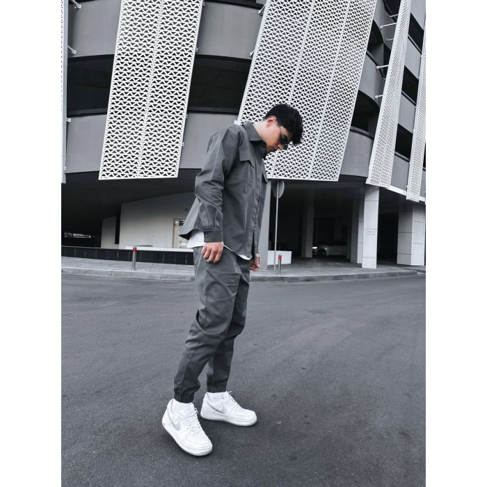 Oversize костюм з цупкого котону