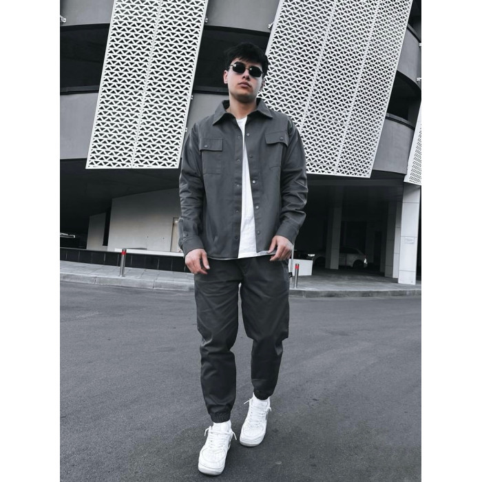 Oversize костюм з цупкого котону