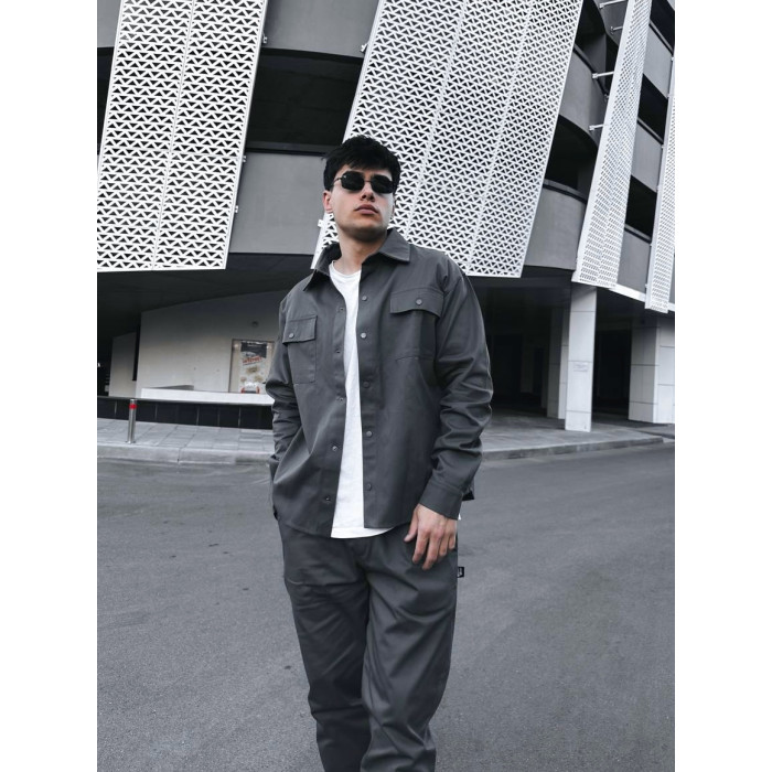 Oversize костюм з цупкого котону