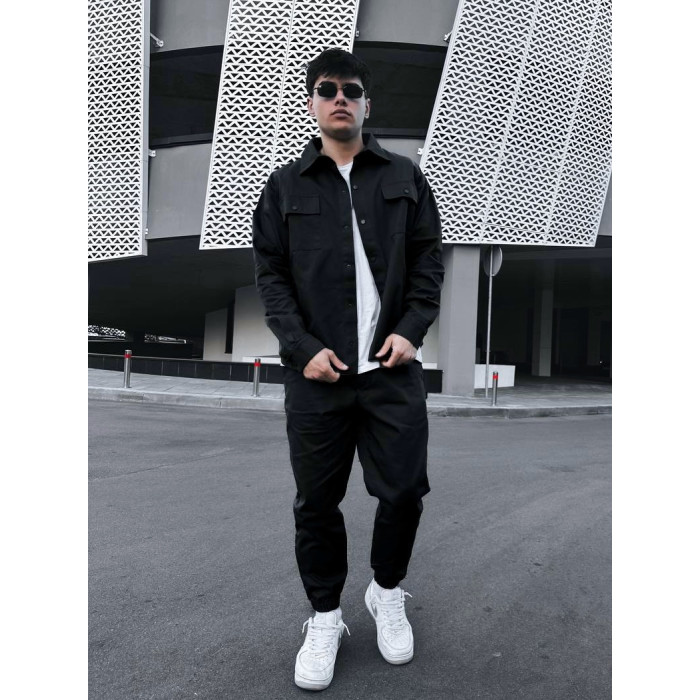 Oversize костюм з цупкого котону
