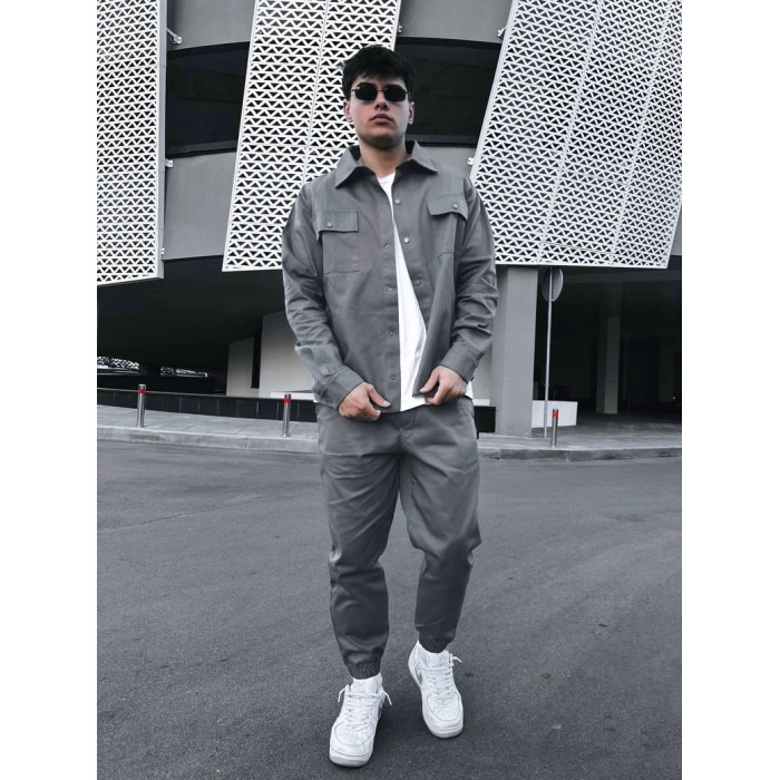 Oversize костюм з цупкого котону