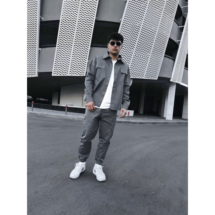 Oversize костюм з цупкого котону