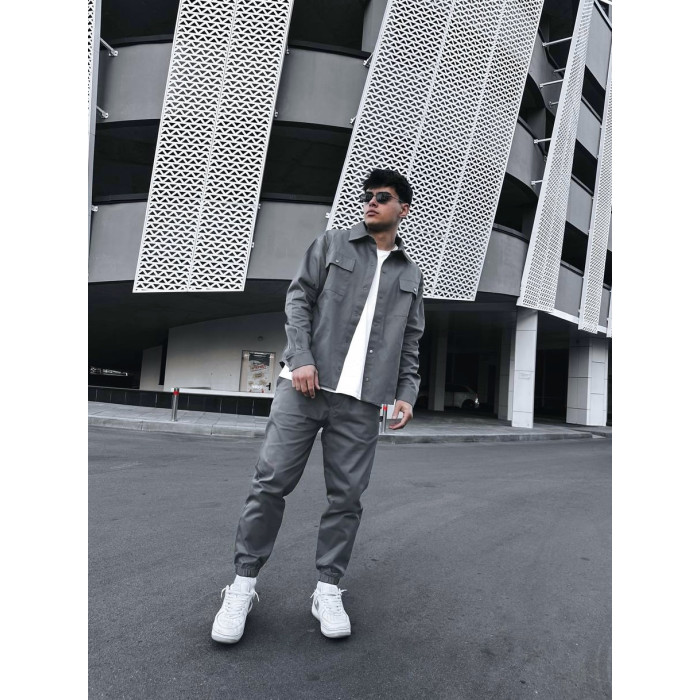 Oversize костюм з цупкого котону