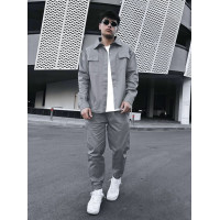 Oversize костюм з цупкого котону