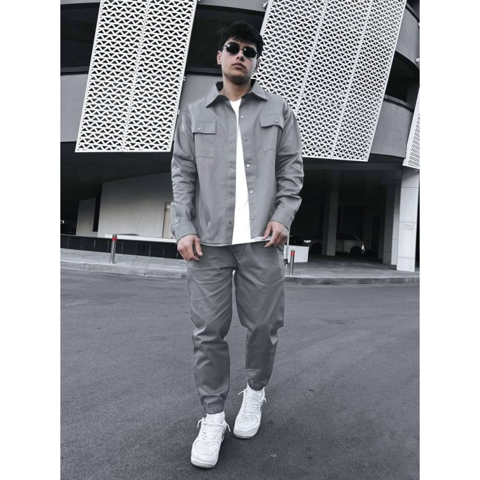 Oversize костюм з цупкого котону