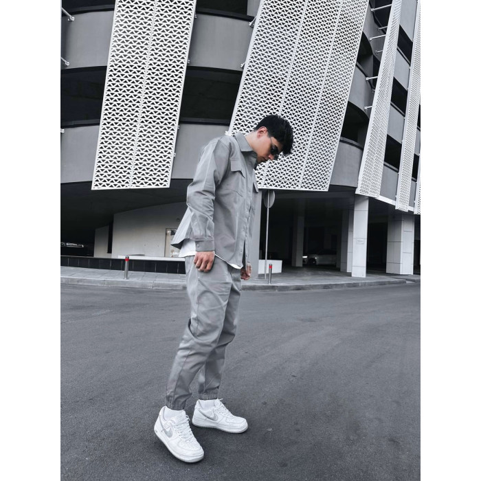 Oversize костюм з цупкого котону